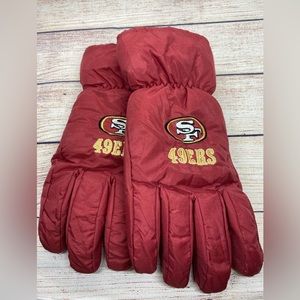 Vintage San Francisco 49ers NFL thinsulate gloves